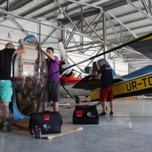 Полировка самолёта