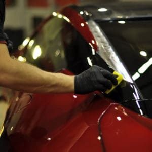 Нанесение жидкого стекла