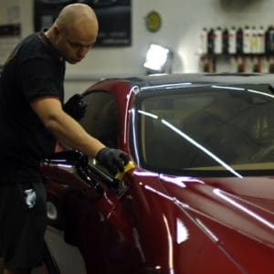 Нанесение жидкого стекла