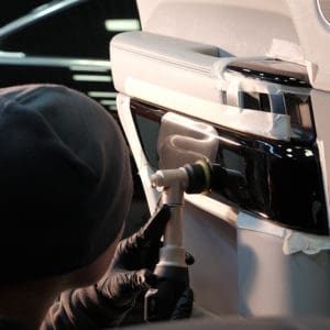 Полировка салона Range Rover