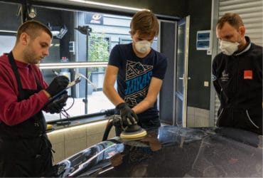 обучение шлифовке техникой rupes