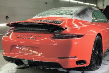 Детейлинг мойка порше