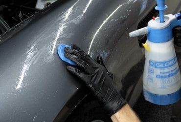 очистка кузова глиной