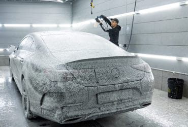 запенивание Mercedes