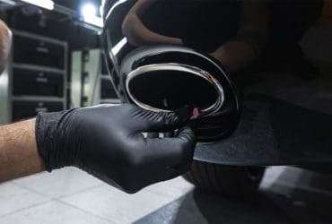 чистка выхлопной трубы