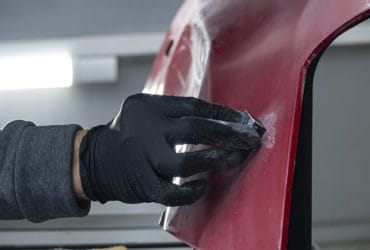 убирание глубоких повреждений