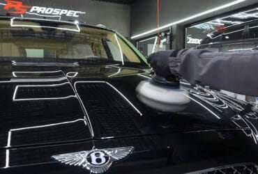 полировка капота бентли