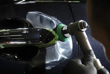 удаление царапин под ручкой