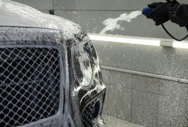 удаление грязи с фар