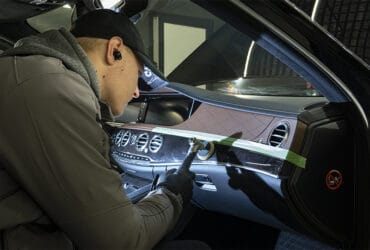 полировка салона мерседес