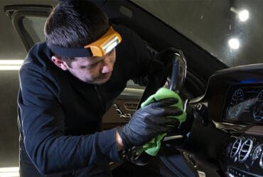 чистка руля мерседес