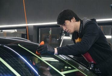 правильное нанесение антидождя