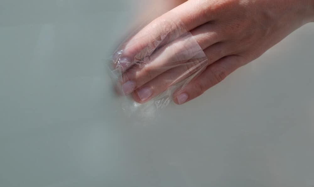 Тест ЛКП целлофановой пленкой