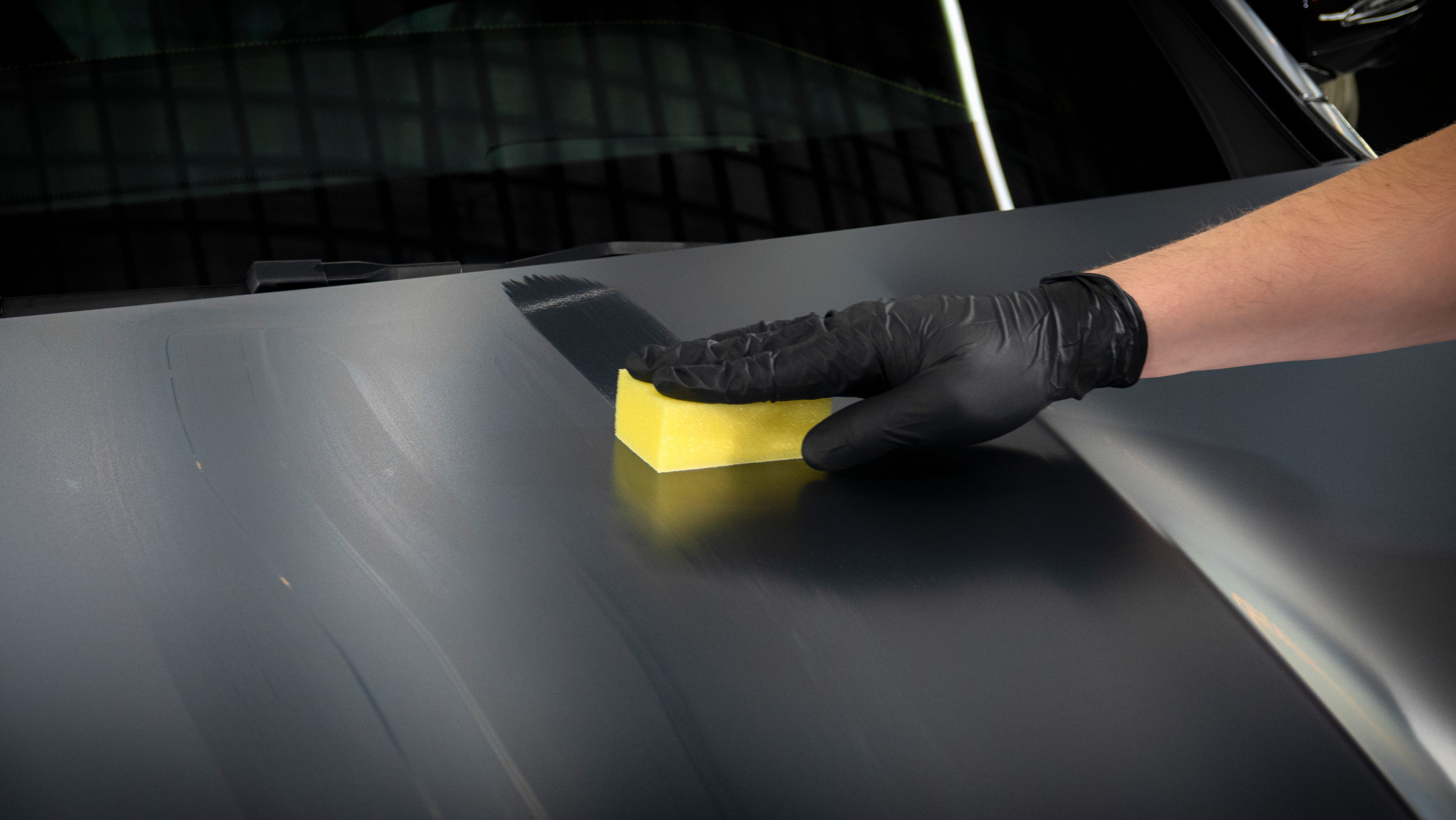 Процесс нанесения состава