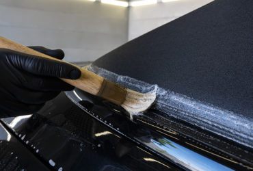 чистка ткани откидного верха BMW