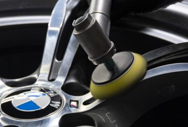 полировка дисков BMW крупным планом