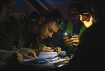 подведение итогов гонок на 6-м километре