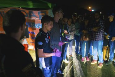 объявление результатов гонок на 6-м километре