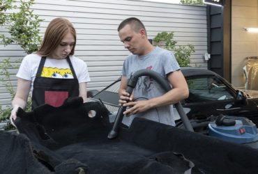 обучение чистке элементов багажника