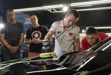 полировка капота