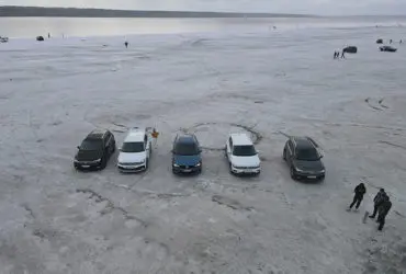 фестиваль автомобилей VAG на лимане под Одессой