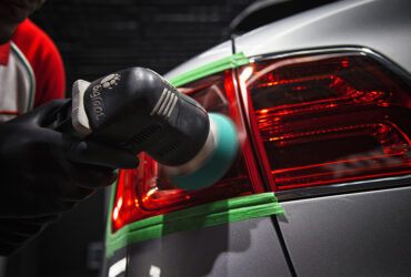 полировка фар синим кругом