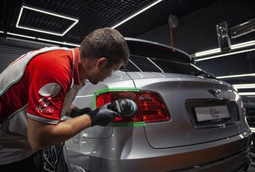 детейлинг фар Bentley Bentayga