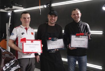 Виталий Полищук с инструкторами школы СDL