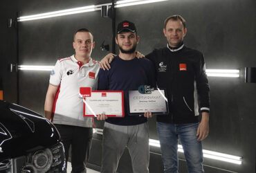 награждение студентов второй группы сертификатами