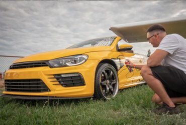 желтый автомобиль